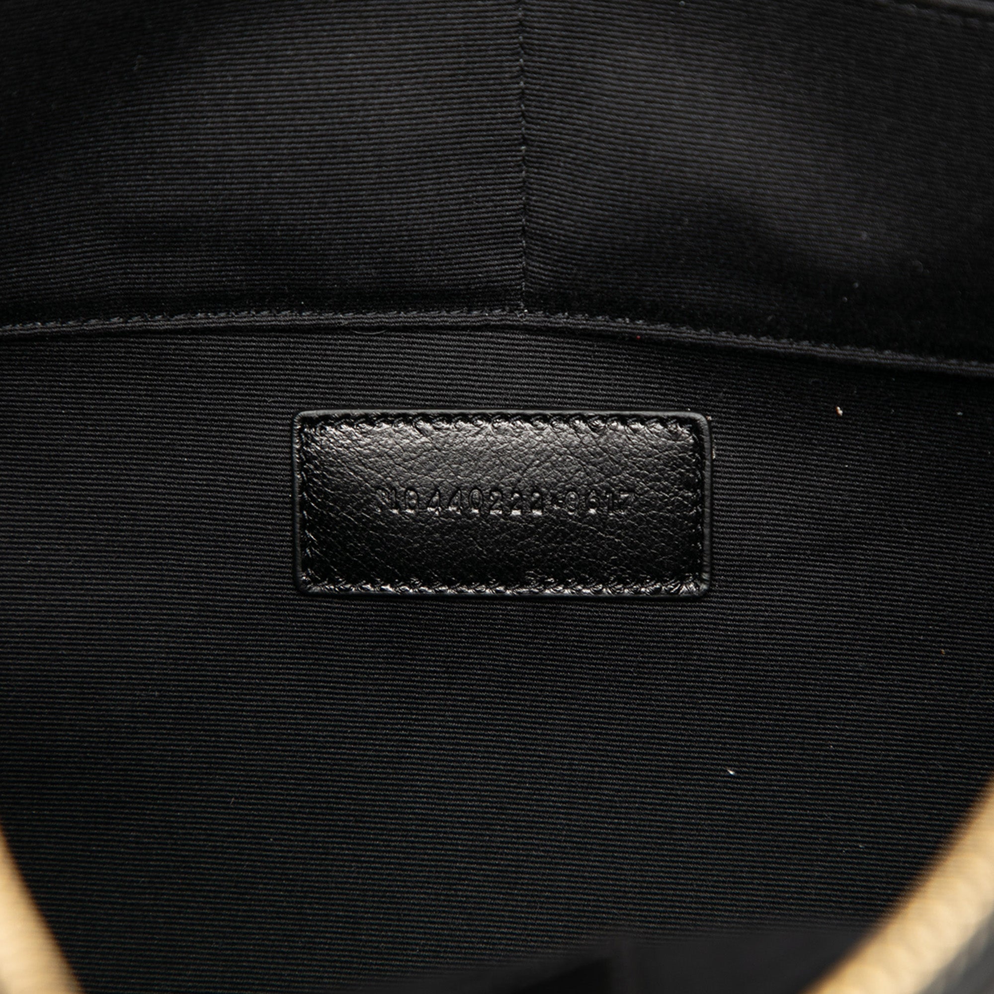 Quilted Chevron Leather Monogram Document Holder