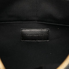 Quilted Chevron Leather Monogram Document Holder