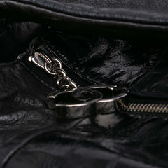 Lambskin and Patent Brooklyn Patchwork Hobo Bag