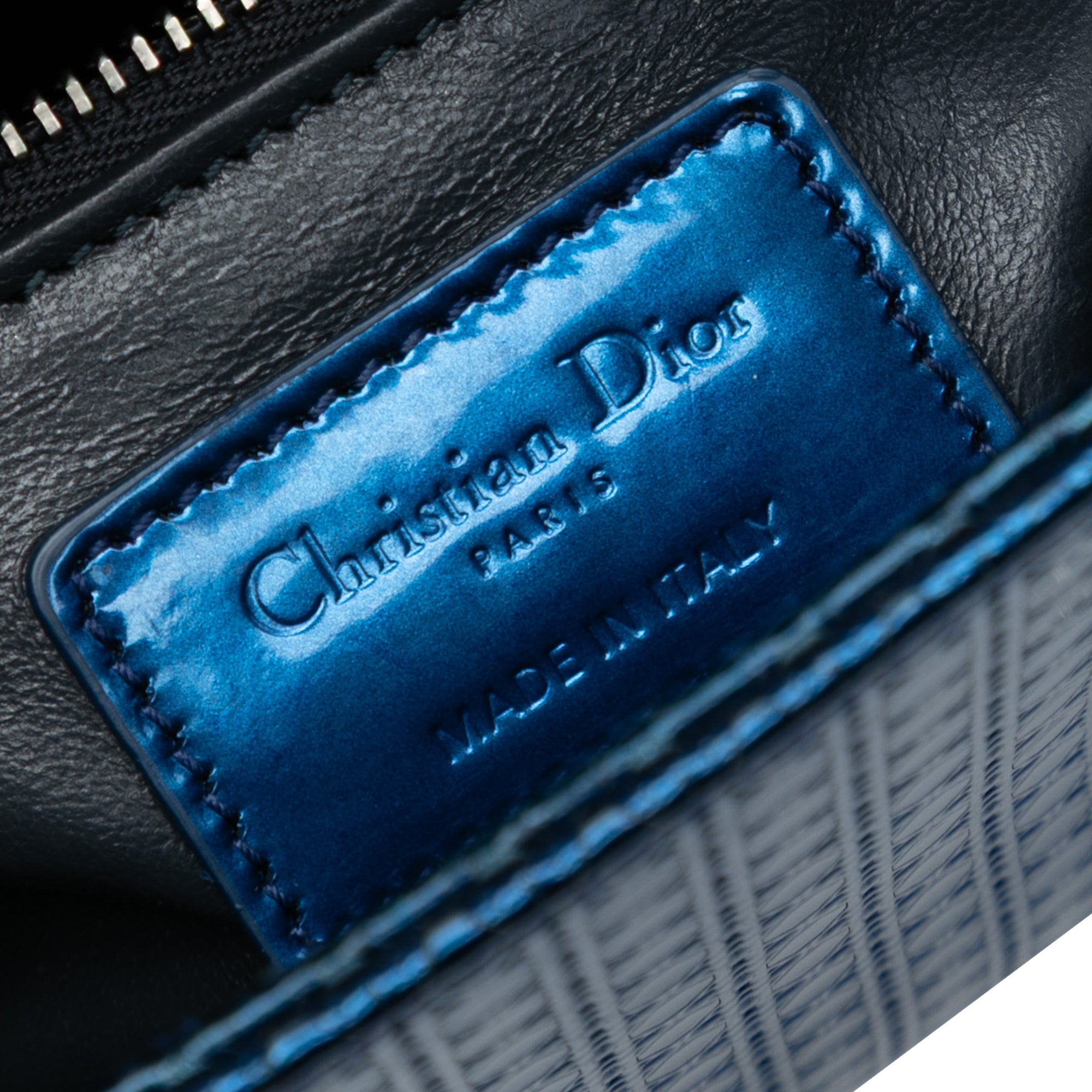 Mini Metallic Patent Microcannage Lady Dior