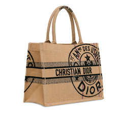 Medium Canvas Jute Book Tote