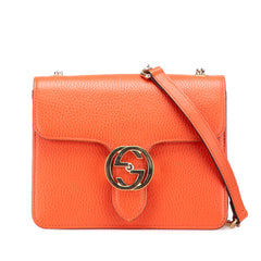 Small Dollar Calfskin Interlocking G Crossbody