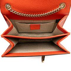 Small Dollar Calfskin Interlocking G Crossbody