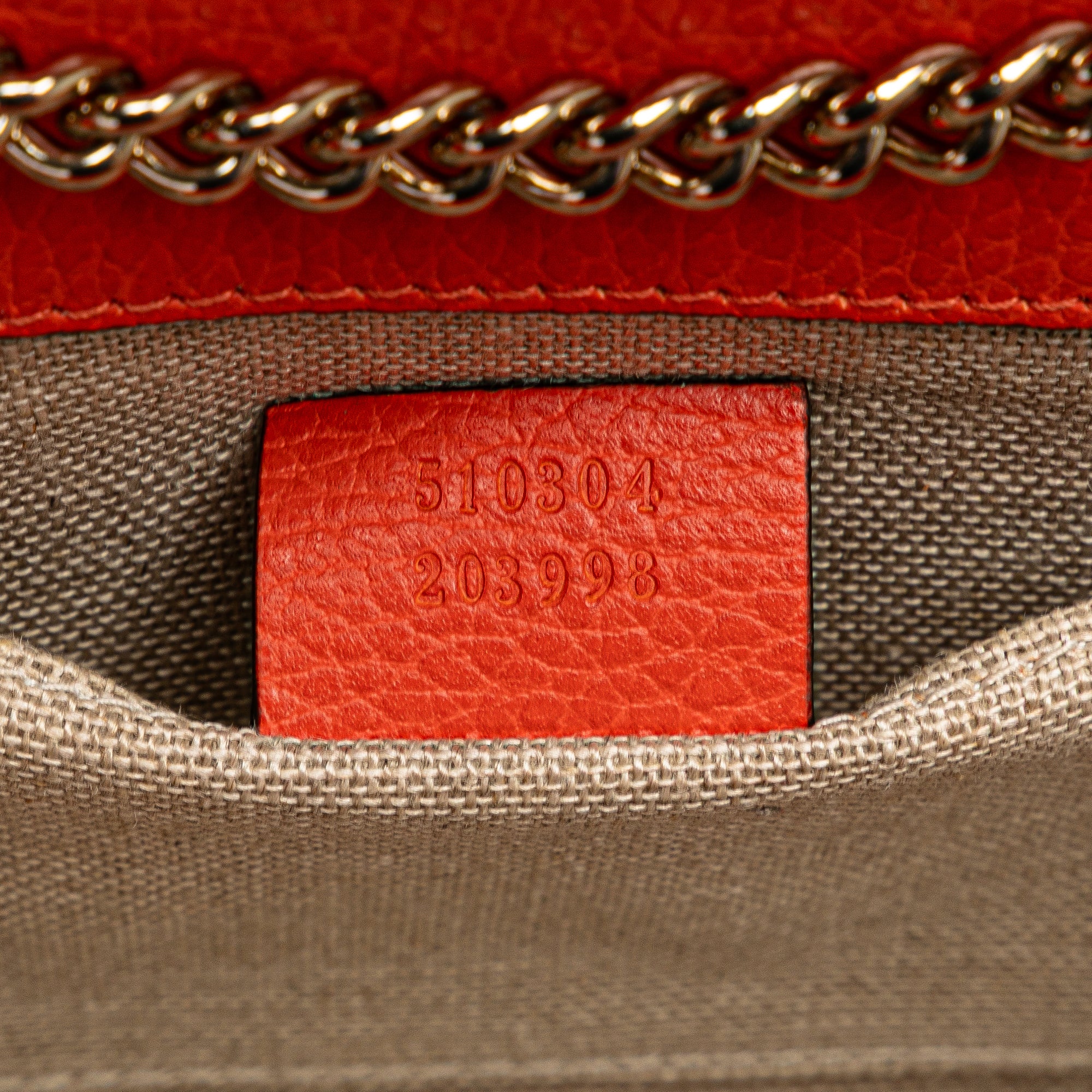 Small Dollar Calfskin Interlocking G Crossbody