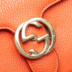 Small Dollar Calfskin Interlocking G Crossbody