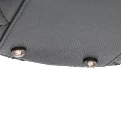 Large Quilted Caviar Coco Top Handle Bag