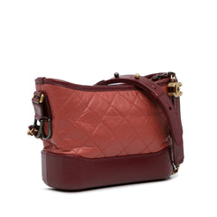 Small Chevron Lambskin Gabrielle Crossbody