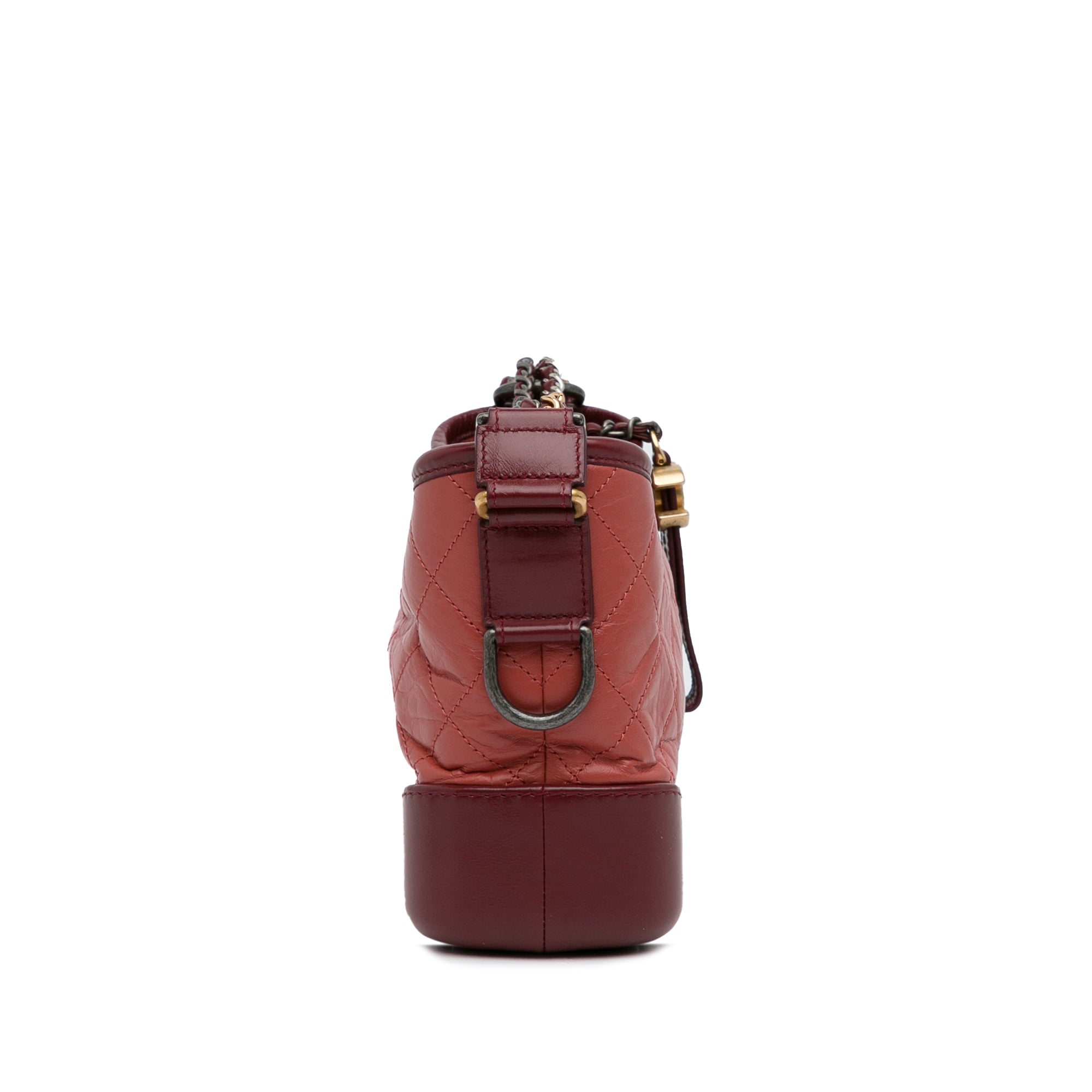 Small Chevron Lambskin Gabrielle Crossbody