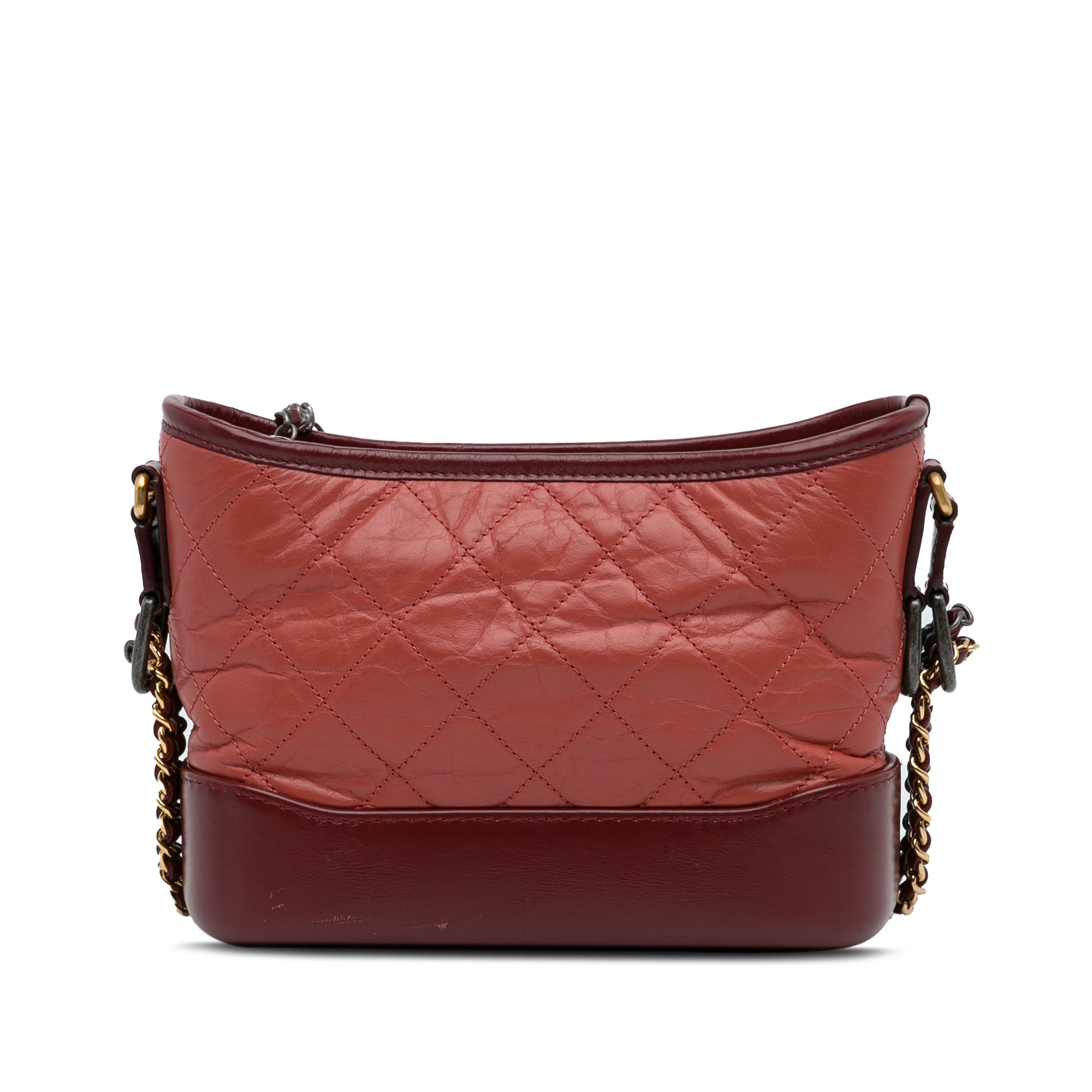 Small Chevron Lambskin Gabrielle Crossbody