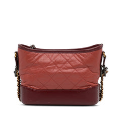 Small Chevron Lambskin Gabrielle Crossbody
