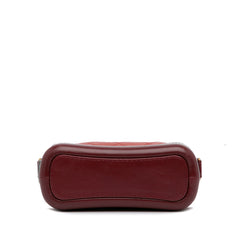 Small Chevron Lambskin Gabrielle Crossbody