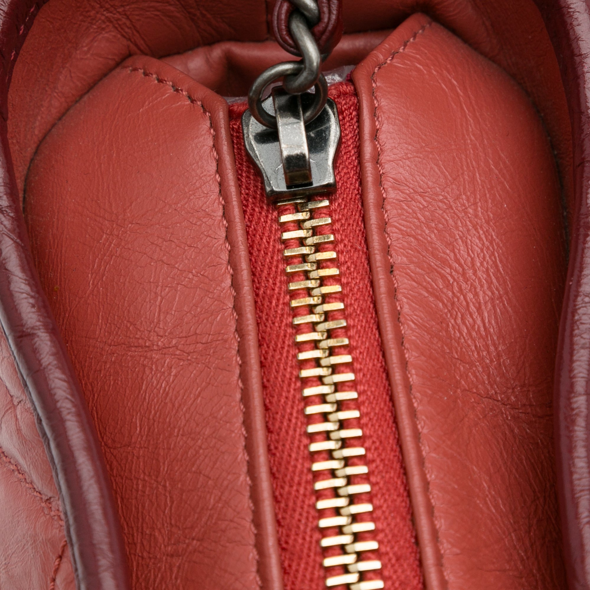 Small Chevron Lambskin Gabrielle Crossbody