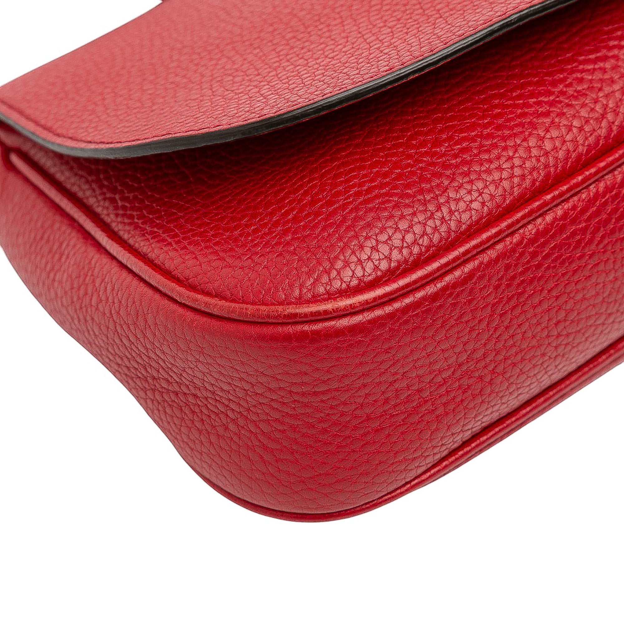 Medium Leather Soho Chain Flap Crossbody