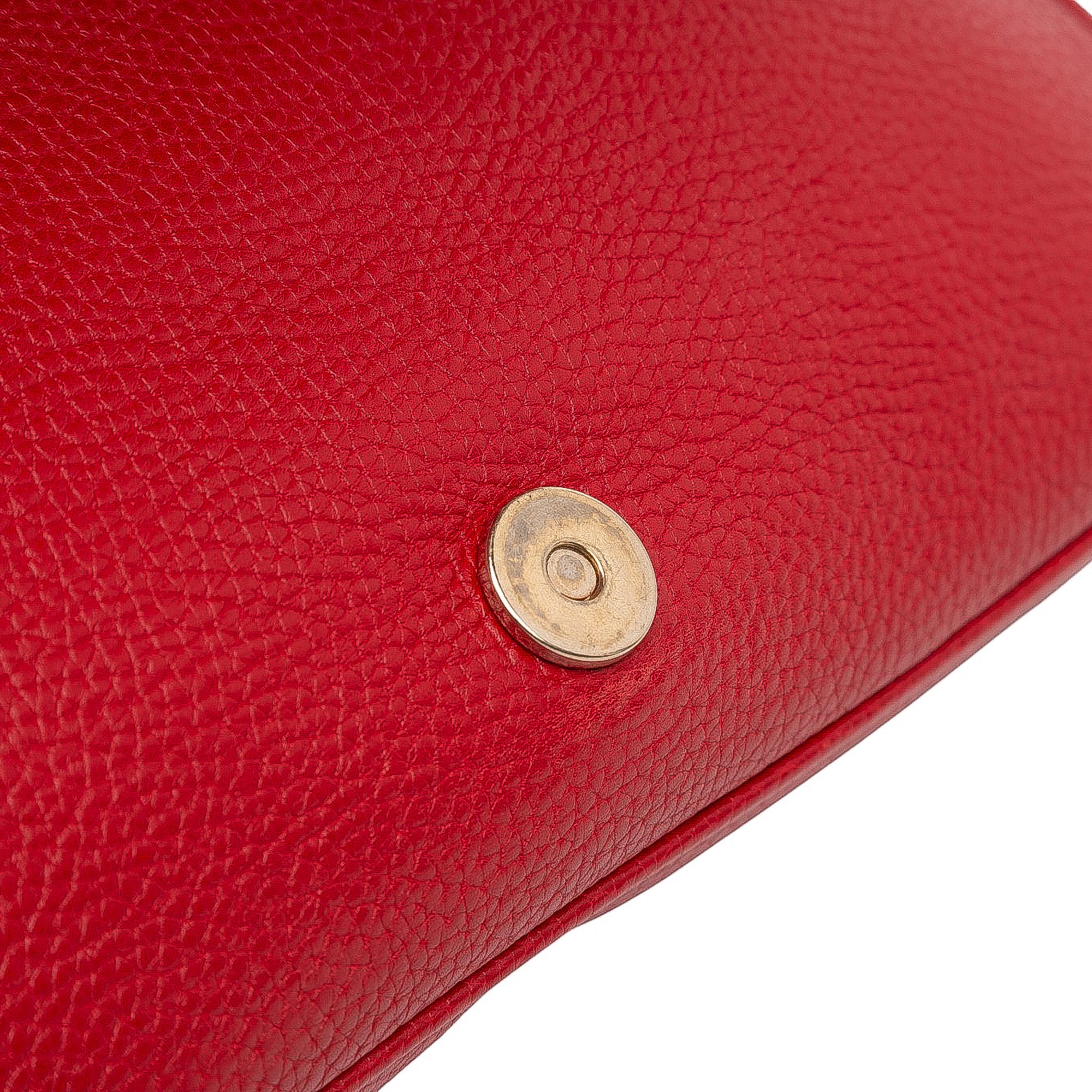 Medium Leather Soho Chain Flap Crossbody