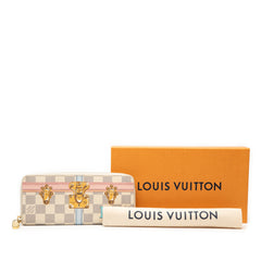 Damier Azur Summer Trunks Zippy Long Wallet