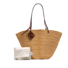 Medium Elephant Grass Shell Basket Bag