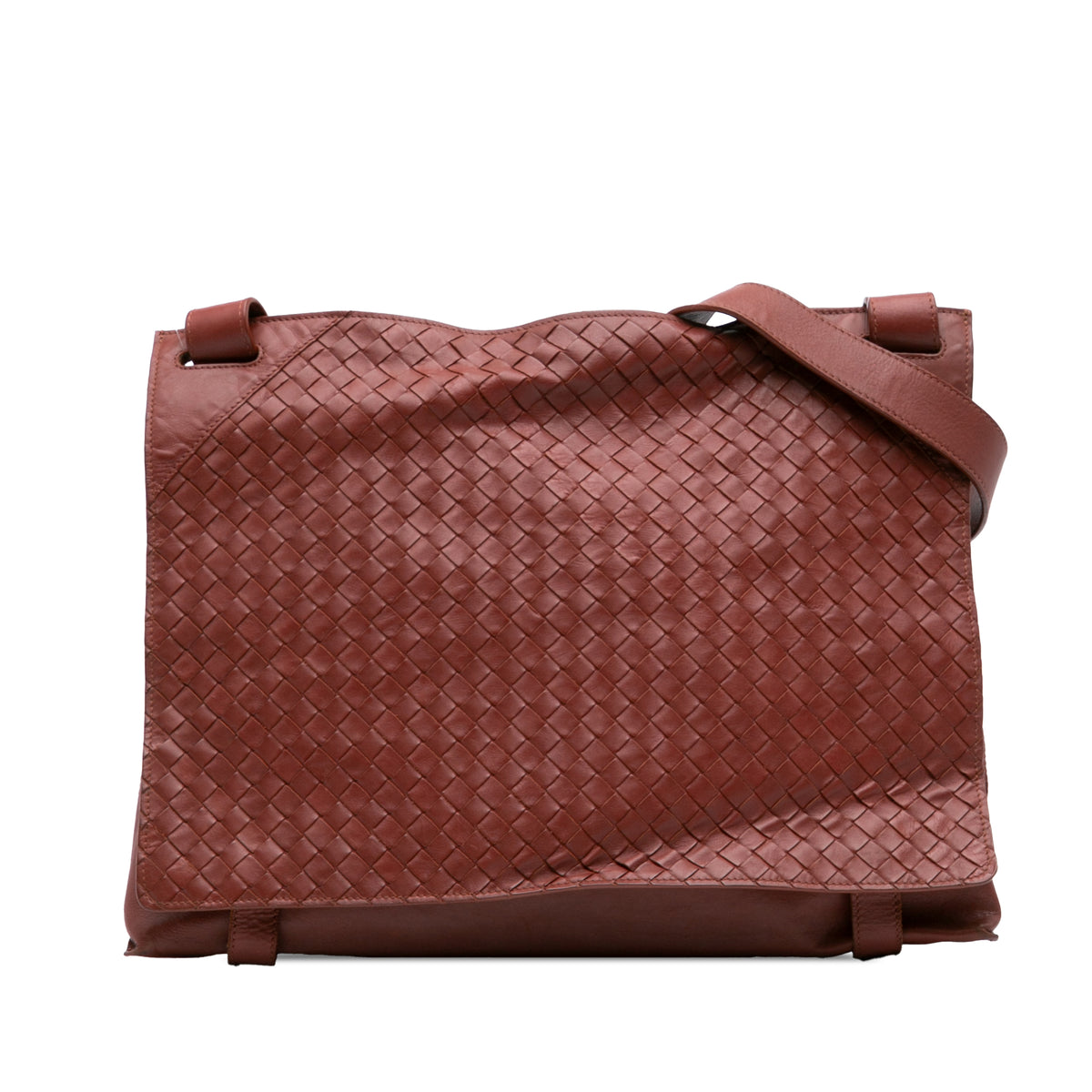 Nappa Intrecciato Flap Crossbody