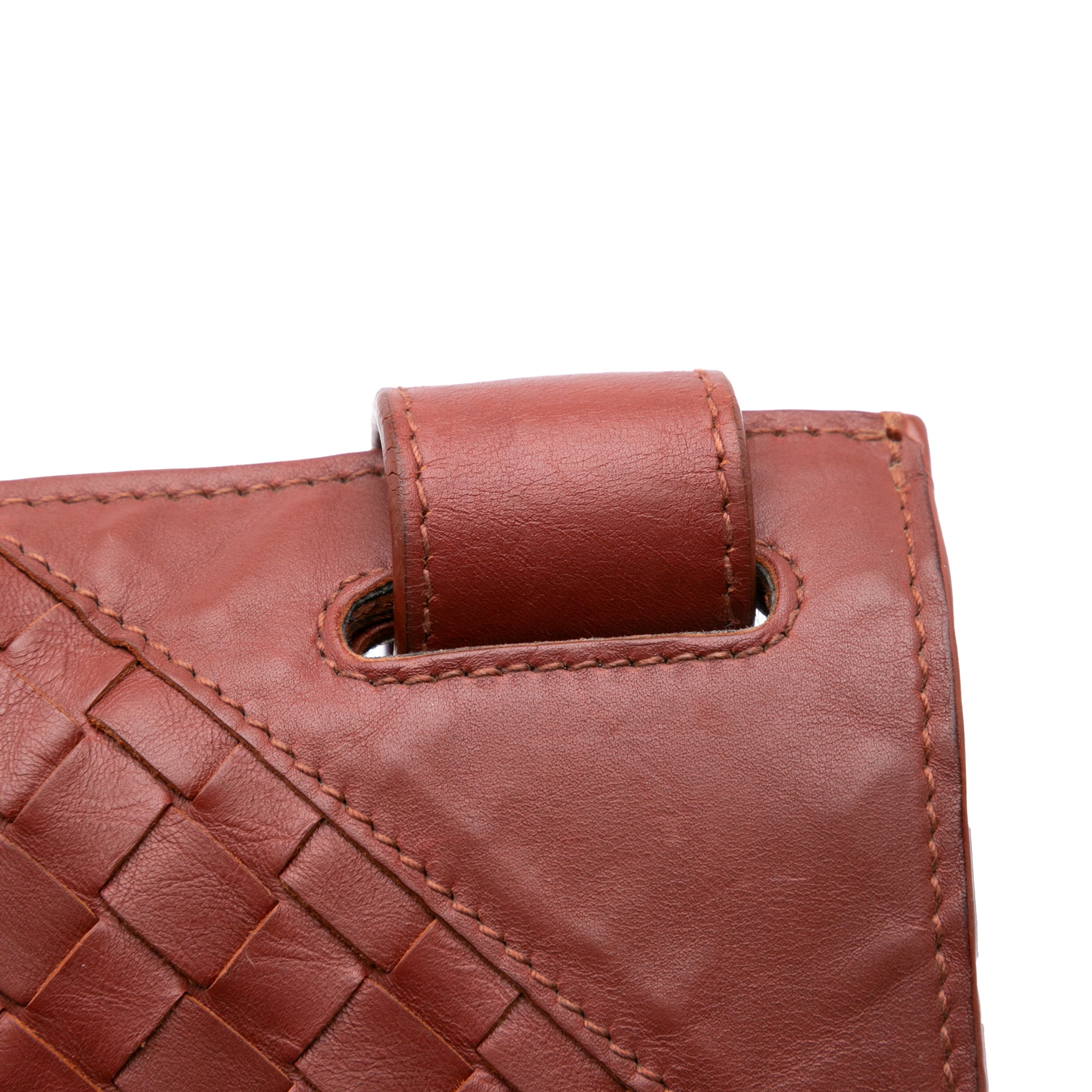 Nappa Intrecciato Flap Crossbody
