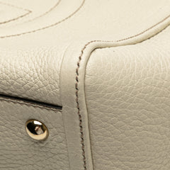 Small Pebbled Leather Soho Cellarius Satchel