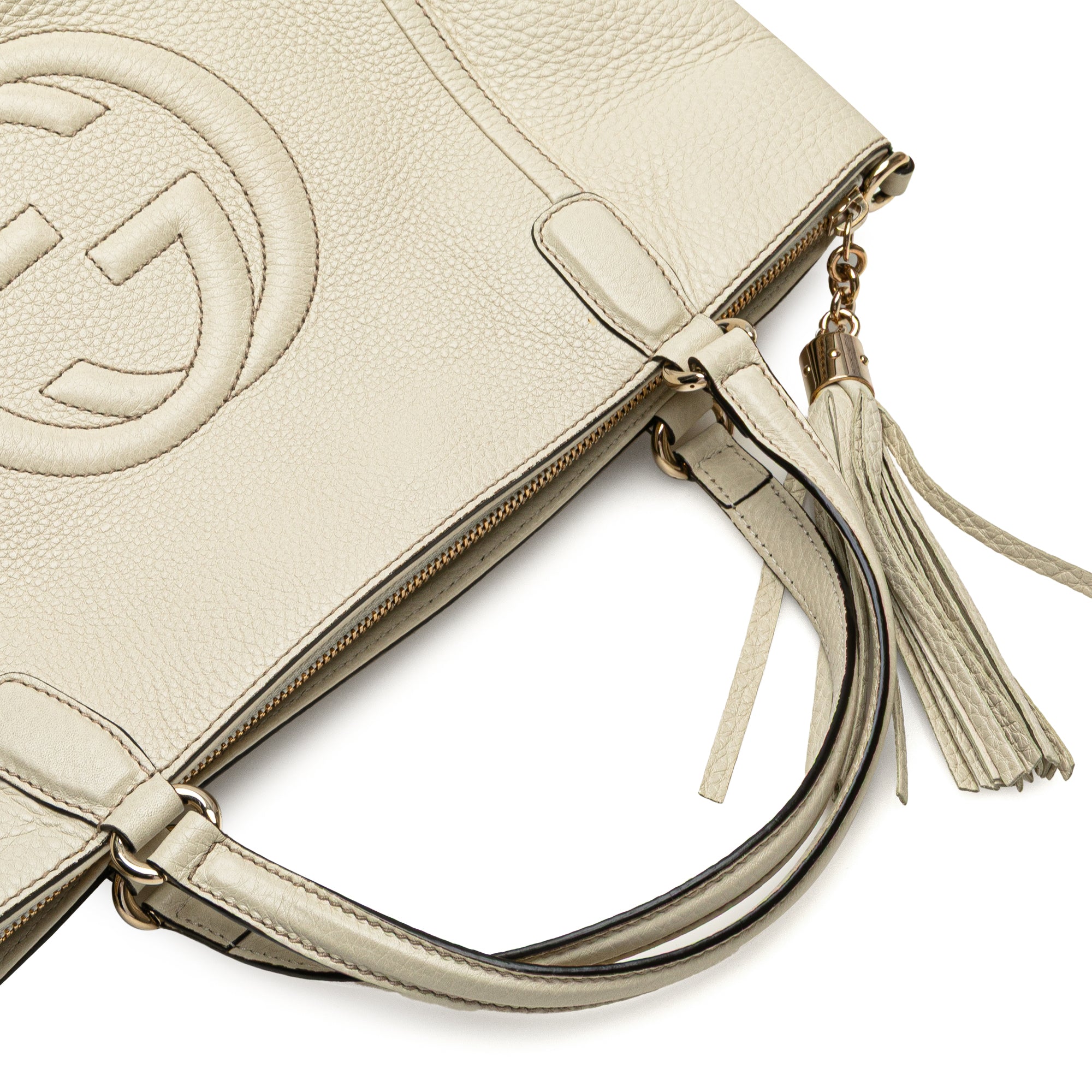 Small Pebbled Leather Soho Cellarius Satchel