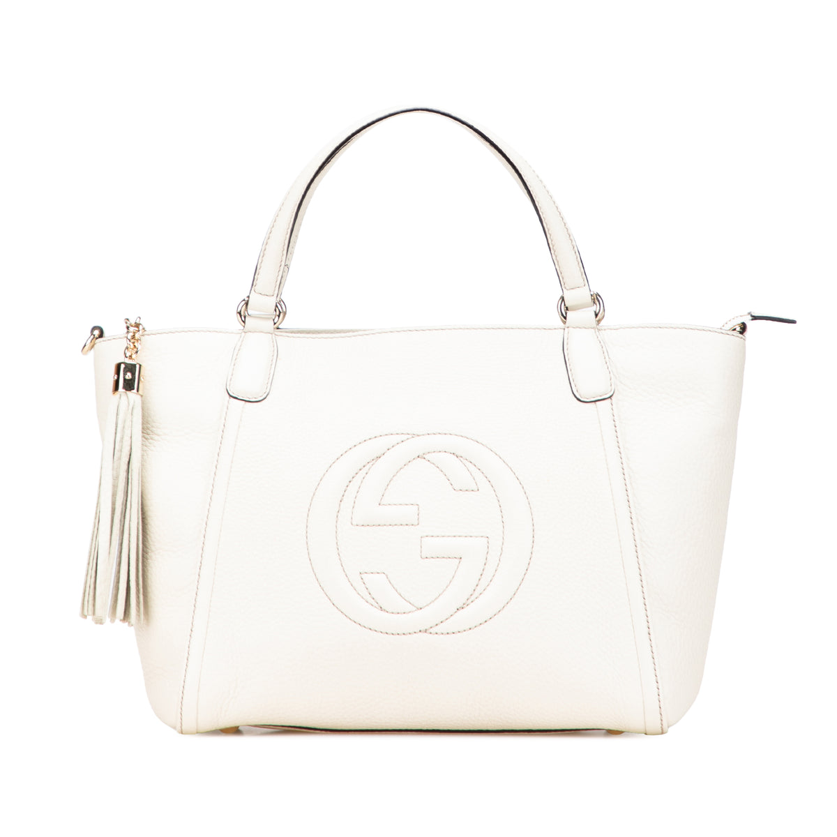 Small Pebbled Leather Soho Cellarius Satchel