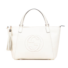 Small Pebbled Leather Soho Cellarius Satchel