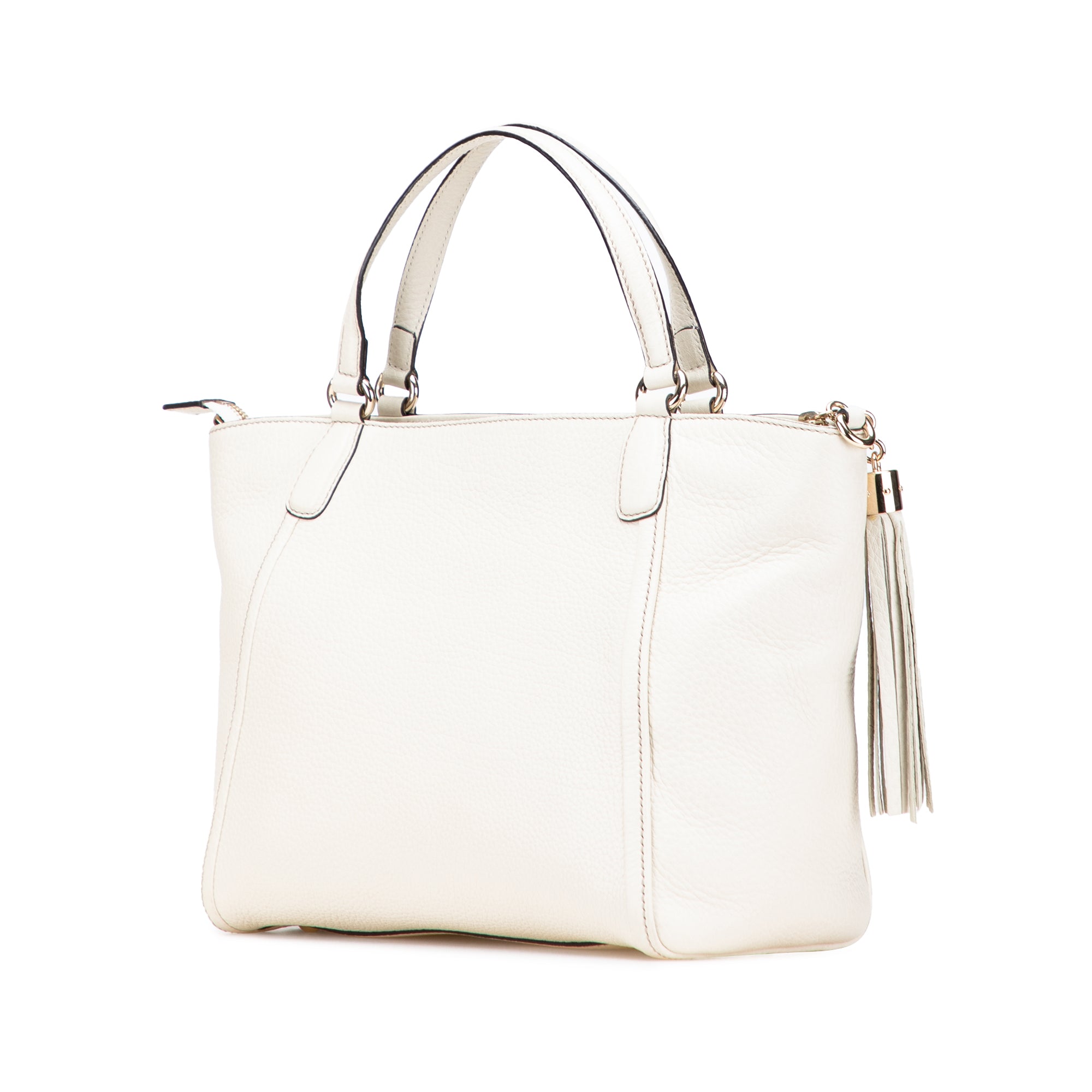 Small Pebbled Leather Soho Cellarius Satchel