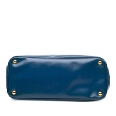 Medium Saffiano Vernice Galleria Double Zip Satchel