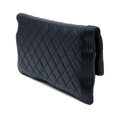 Quilted Lambskin Boy Foldover Clutch