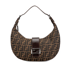 Zucca Canvas Croissant Hobo