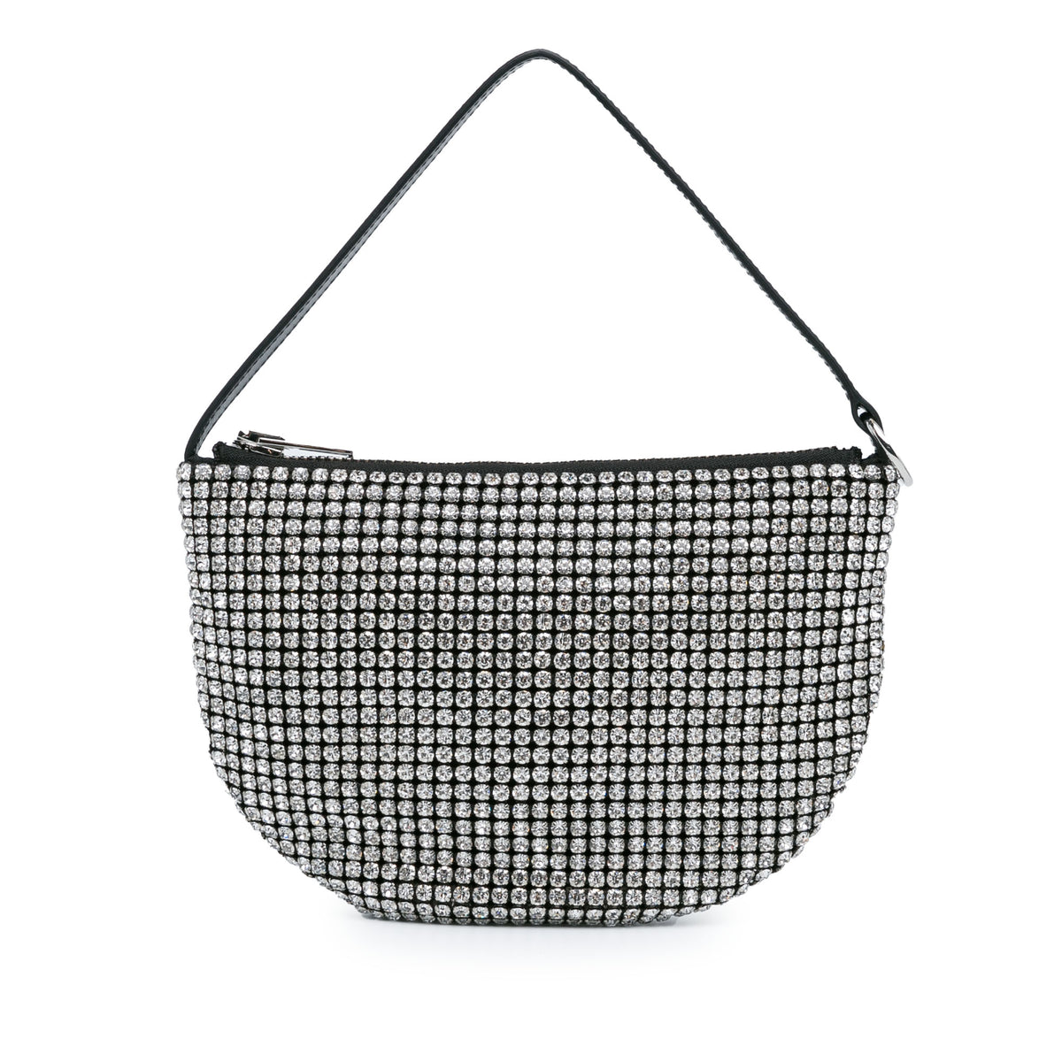 Mesh Crystal Wanglock Fortune Cookie Handbag