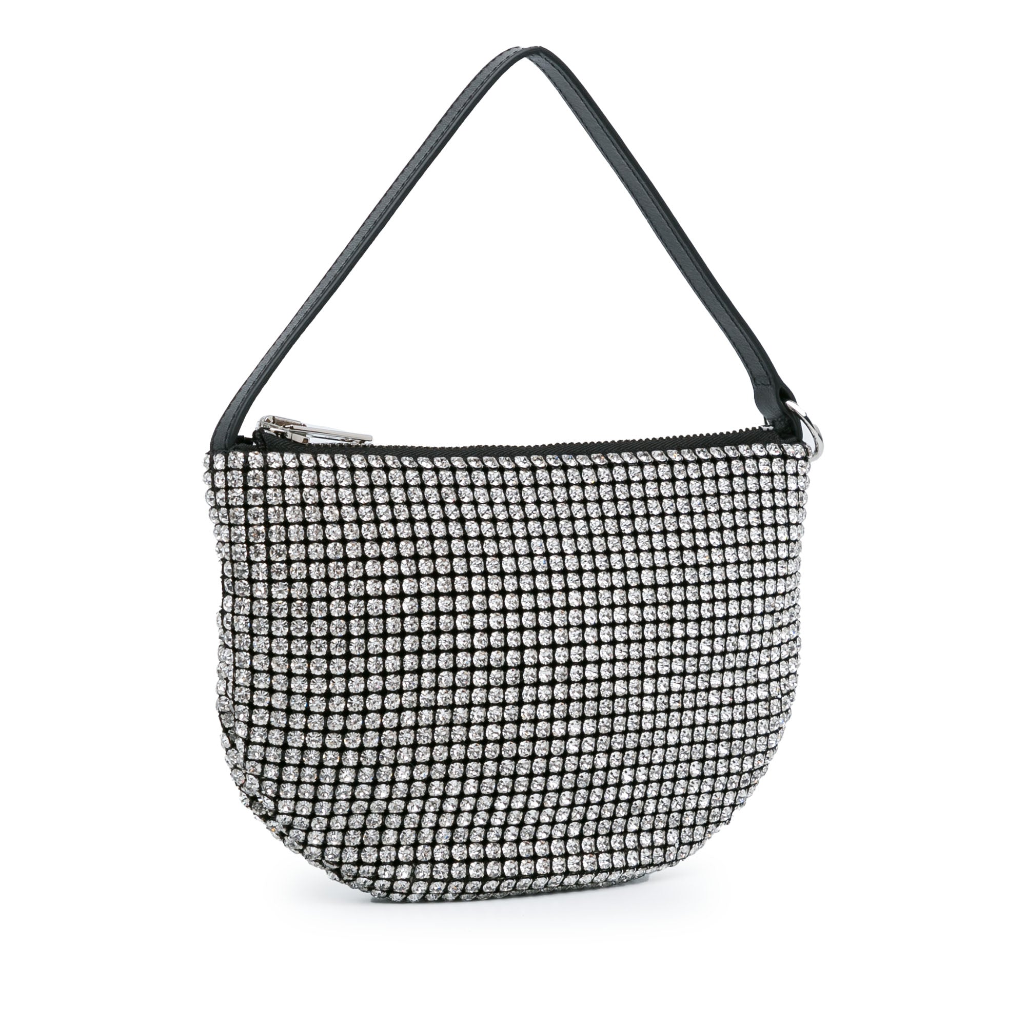 Mesh Crystal Wanglock Fortune Cookie Handbag