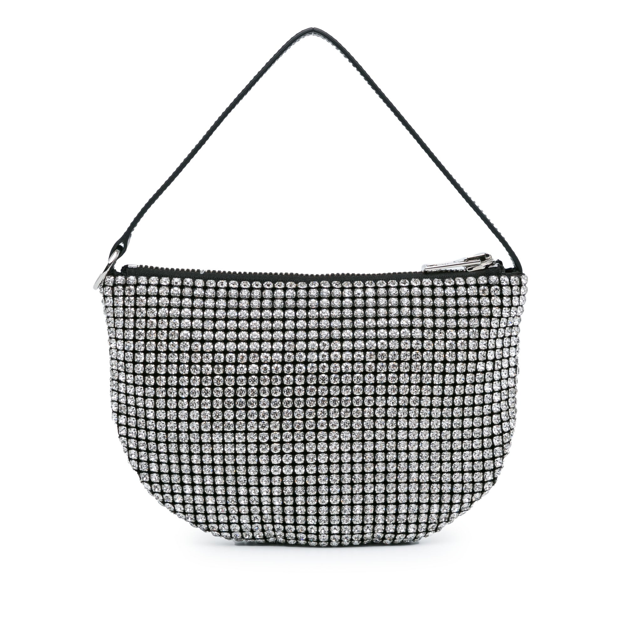 Mesh Crystal Wanglock Fortune Cookie Handbag