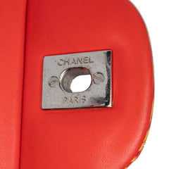 Jumbo Classic Patent Stiped Double Flap