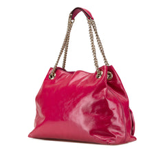 Medium Patent Soho Chain Tote