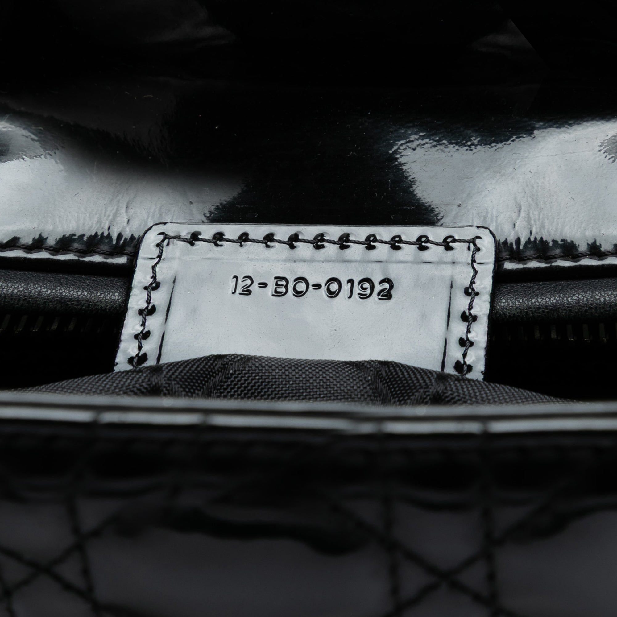 Large Patent Cannage Lady Dior