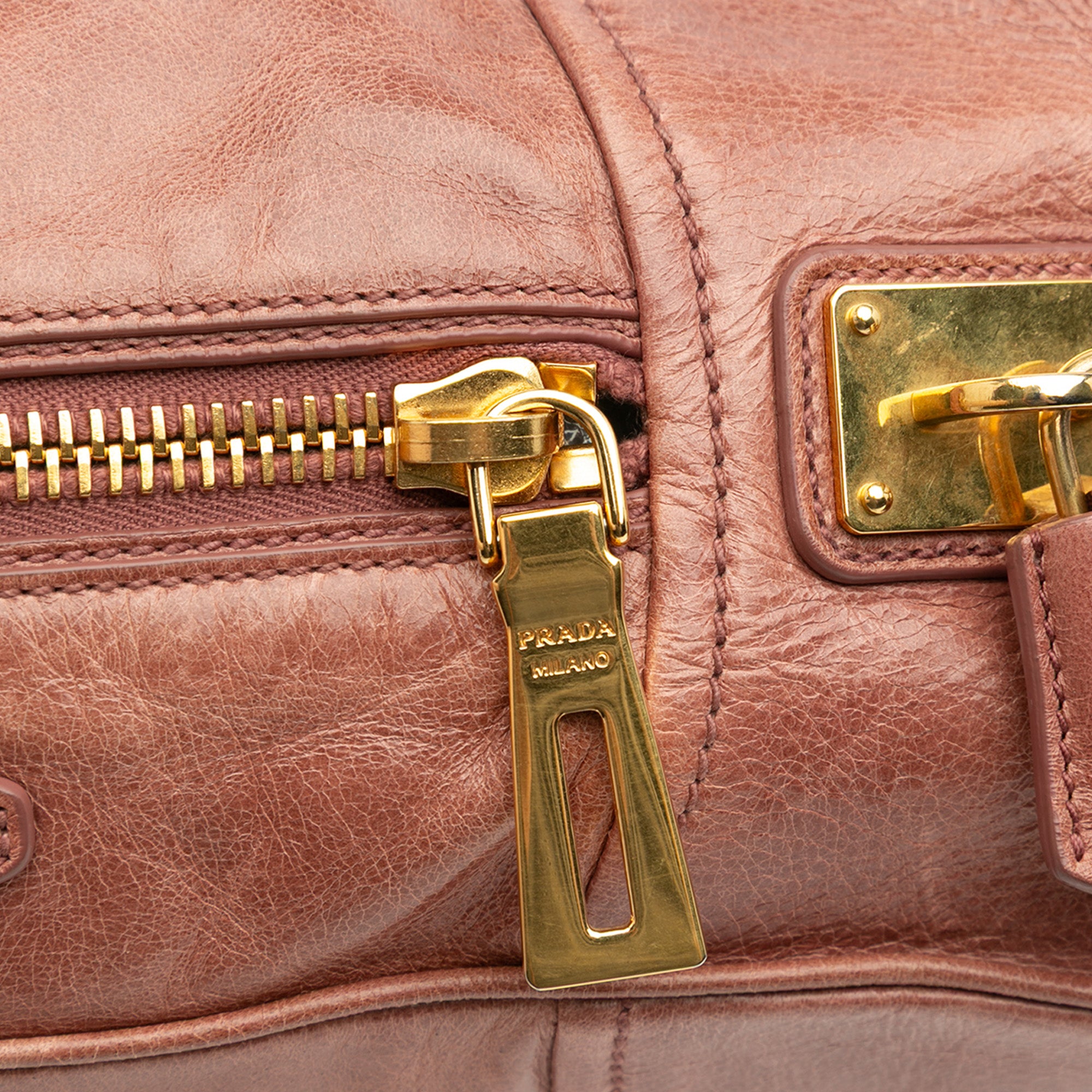 Vitello Shine Bauletto Satchel