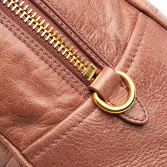 Vitello Shine Bauletto Satchel