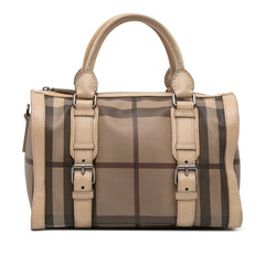 Smoke Check Coated Canvas Chester Boston Bag