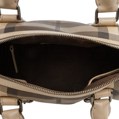 Smoke Check Coated Canvas Chester Boston Bag