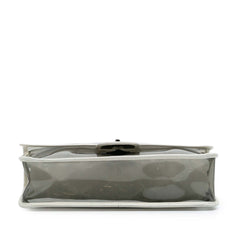 Large PVC and Lambskin Naked Flap