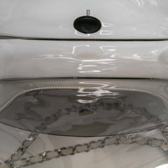 Large PVC and Lambskin Naked Flap