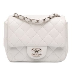 Mini Square Classic Caviar Single Flap