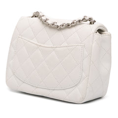 Mini Square Classic Caviar Single Flap