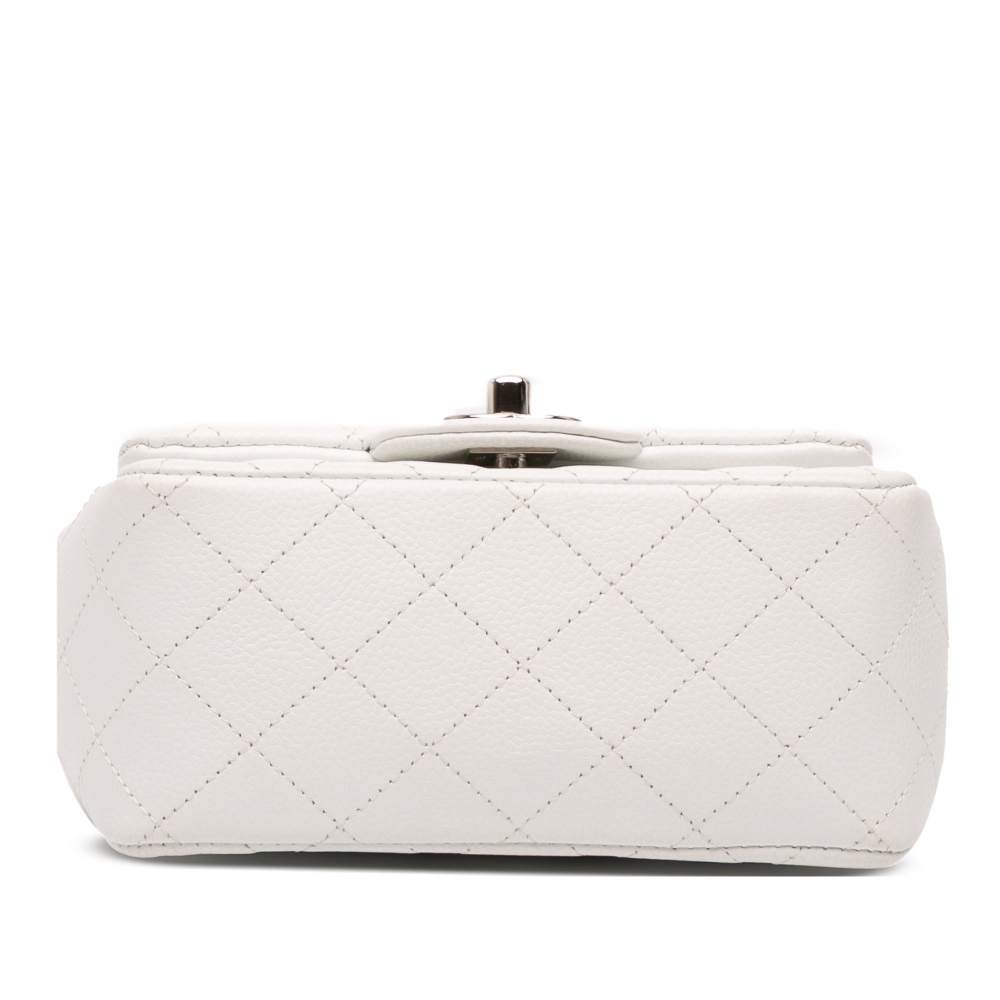 Mini Square Classic Caviar Single Flap
