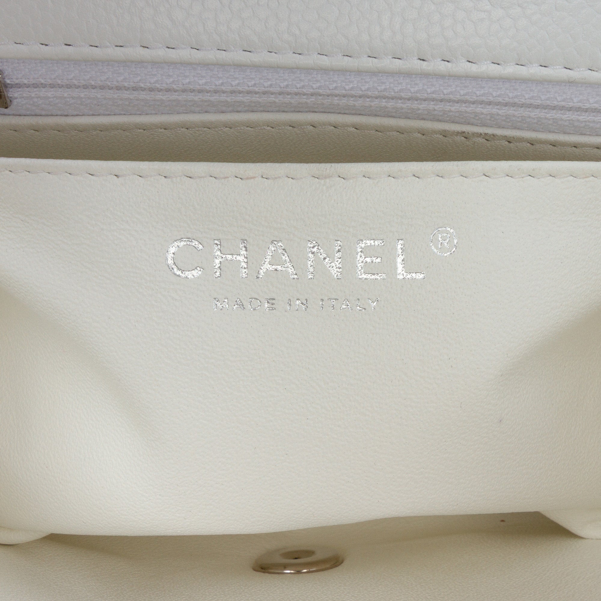 Mini Square Classic Caviar Single Flap
