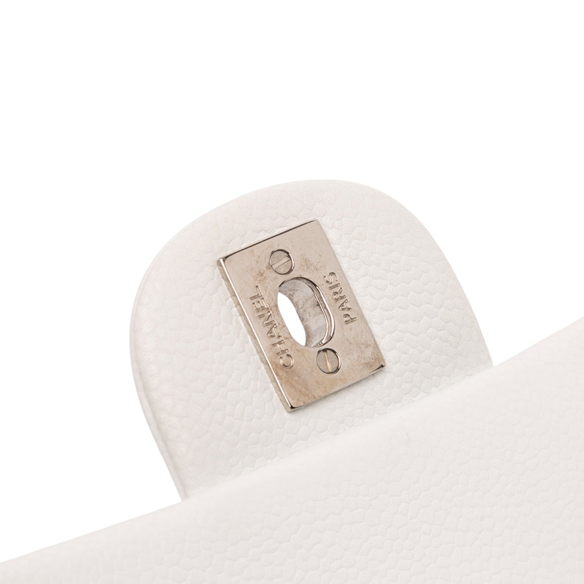 Mini Square Classic Caviar Single Flap