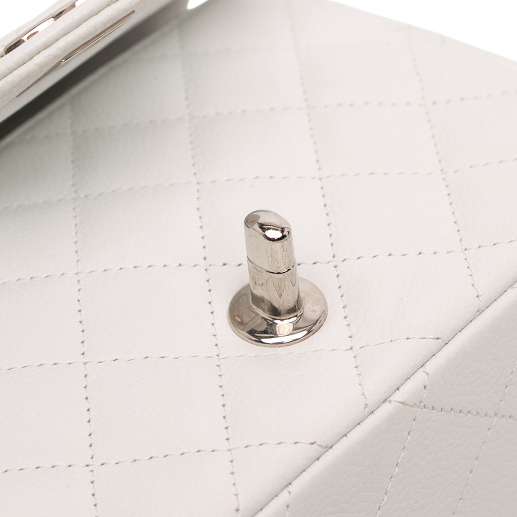 Mini Square Classic Caviar Single Flap