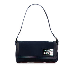 Canvas FF Marble Baguette Shoulder Bag