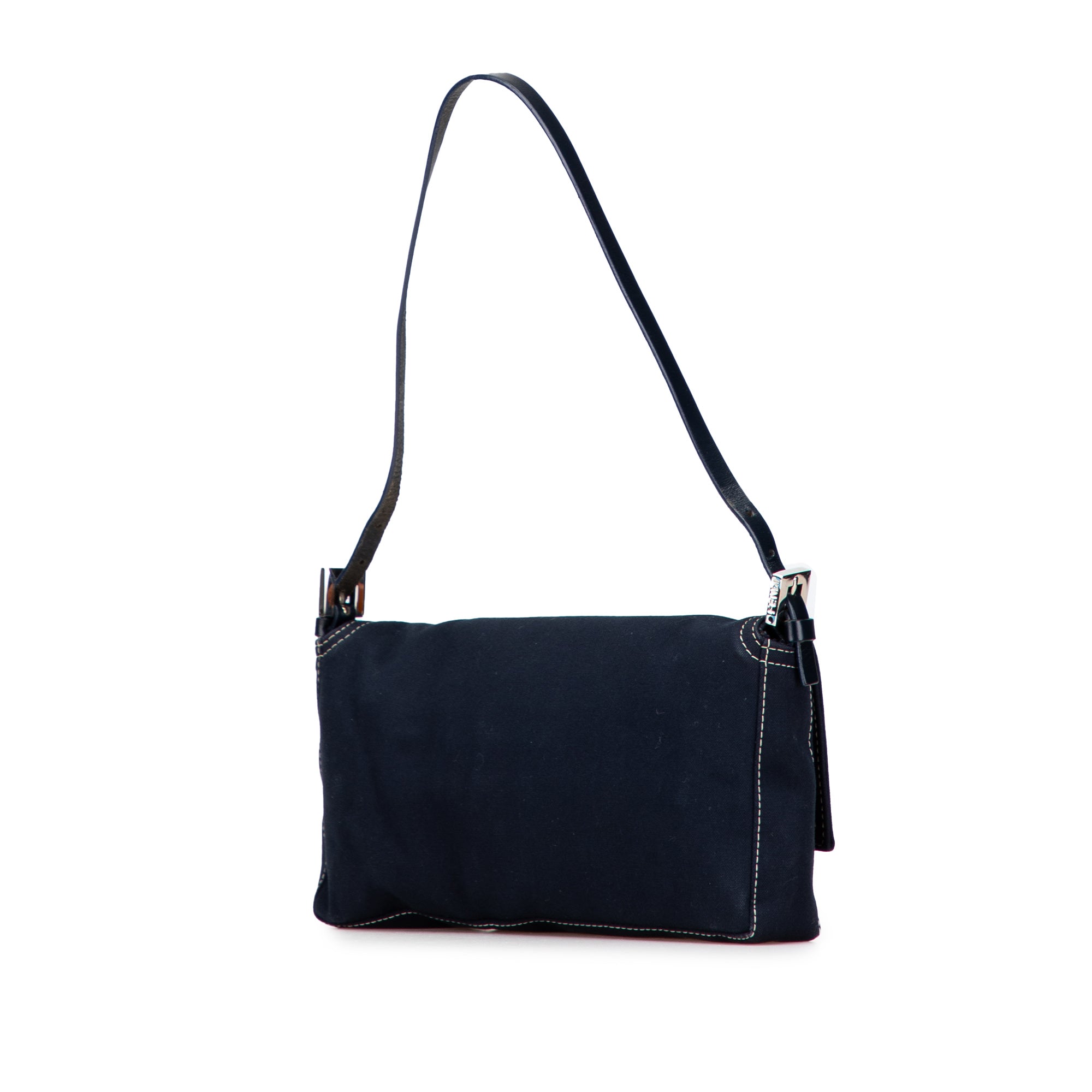 Canvas FF Marble Baguette Shoulder Bag